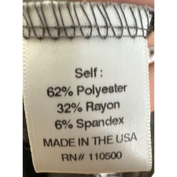 Laila Jayde Womens Charcoal Gray 3/4 Dolman Sleeve Knit Top Size XL Made in USA - Picture 6 of 8